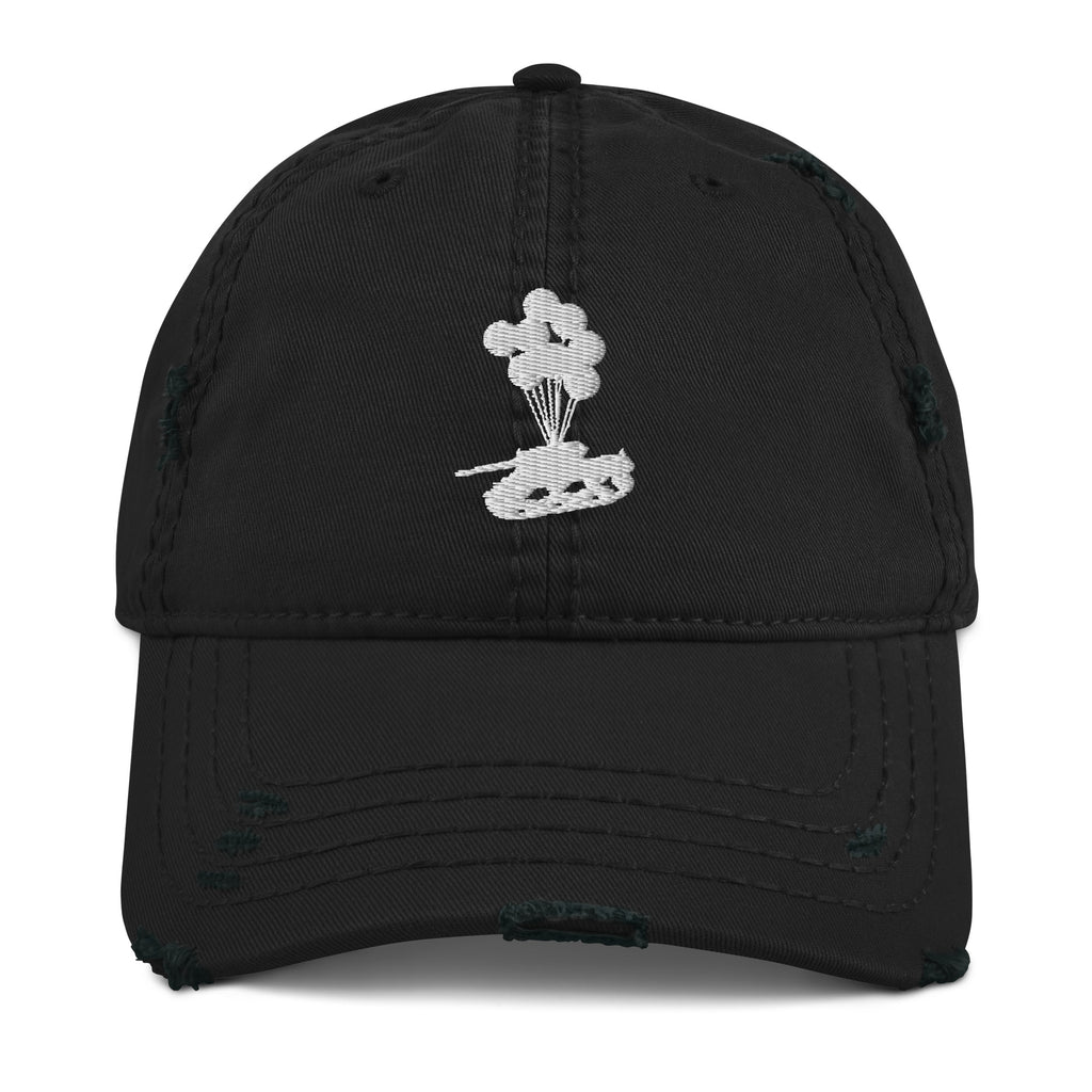 Neva Fraid Distressed Dad Hat