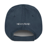 Neva Fraid Distressed Dad Hat