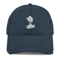 Neva Fraid Distressed Dad Hat