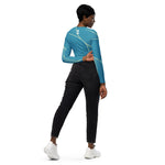 Neva Fraid long-sleeve sports crop top